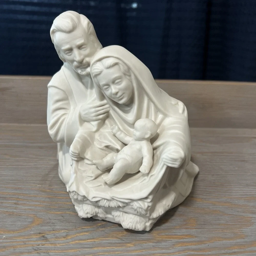 VTG 1981 Christmas Nativity (Joseph,Mary,Jesus)‎ Decor